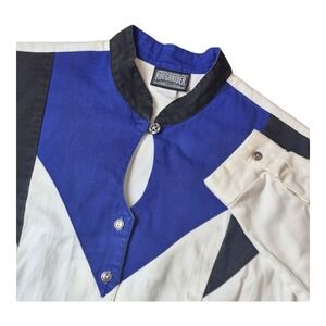 VTG Roughrider By Circle T Long Sleeve Button Up Retro Western Shirt Women's XL